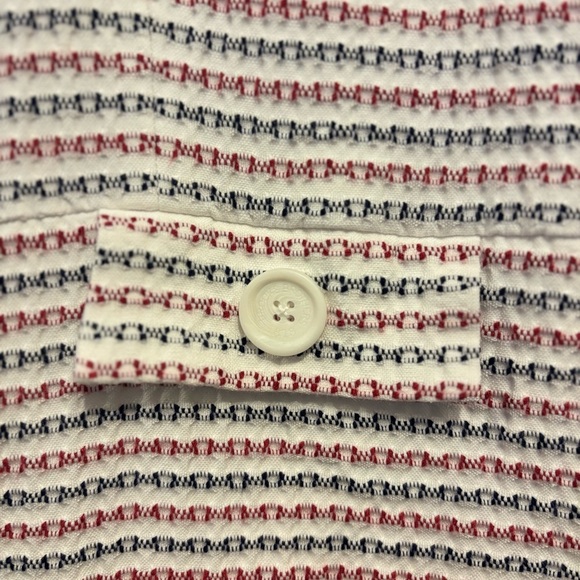 Brooks Brothers Red, White & Blue Textured Sheath Dress – Size 12 - Picture 3 of 6